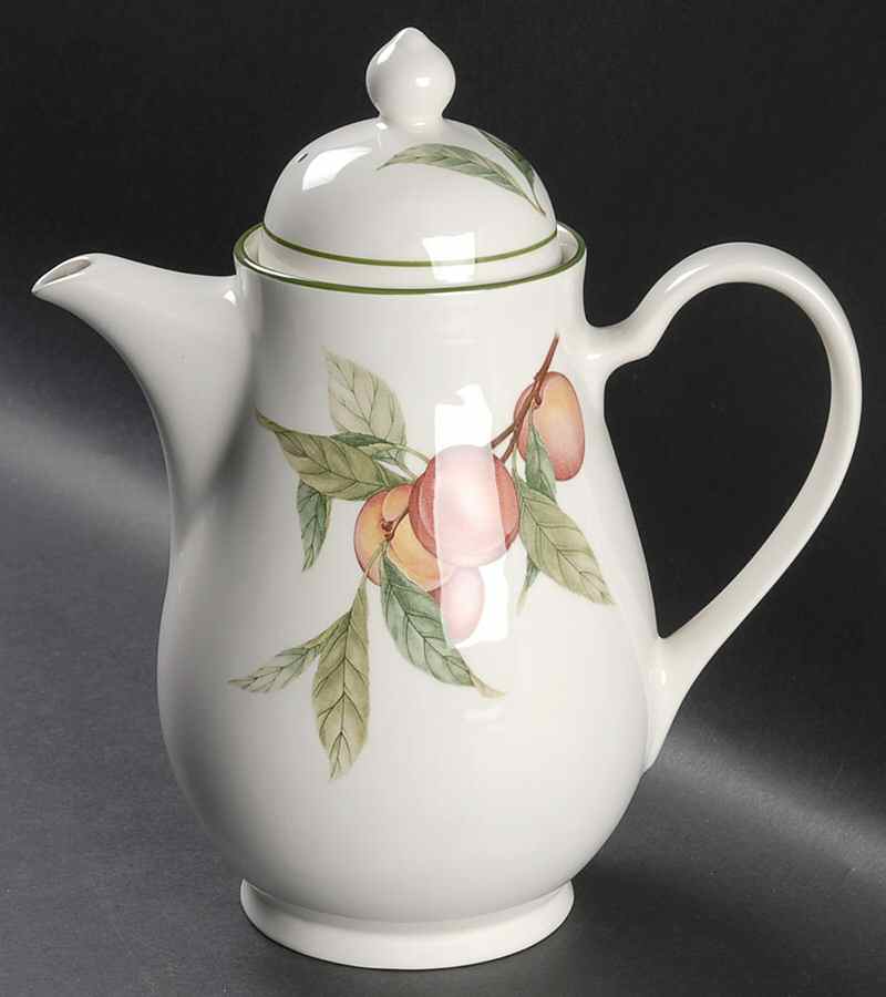 Paradise Tea/Coffee Pot & Lid by Noritake-1