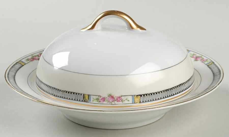 Paragon Round Covered Butter by Noritake-1