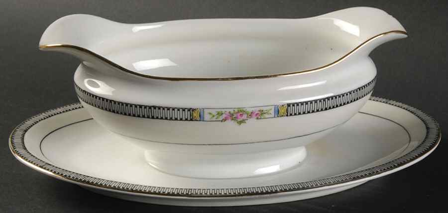 Paragon Gravy Boat with Attached Underplate by Noritake-1