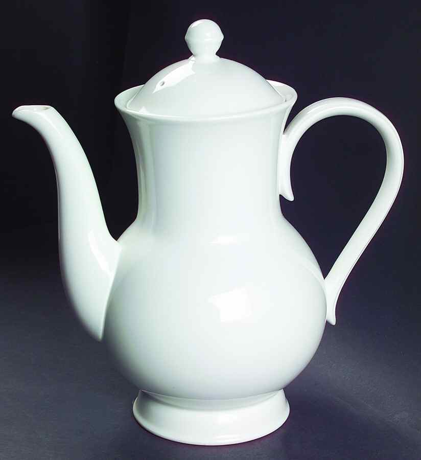 Parchment Coffee Pot & Lid by Noritake-1