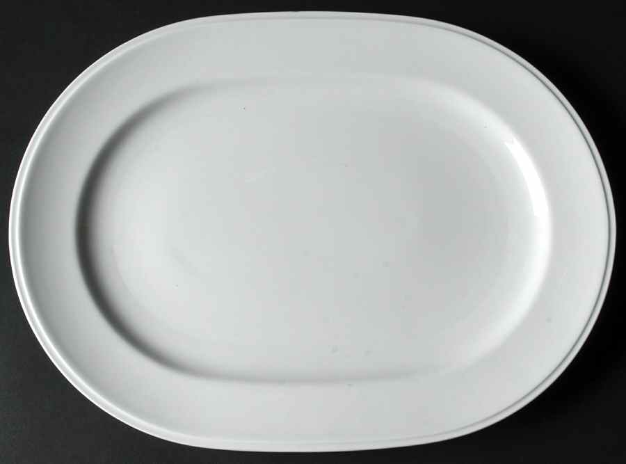 Parchment 13" Oval Serving Platter by Noritake-1