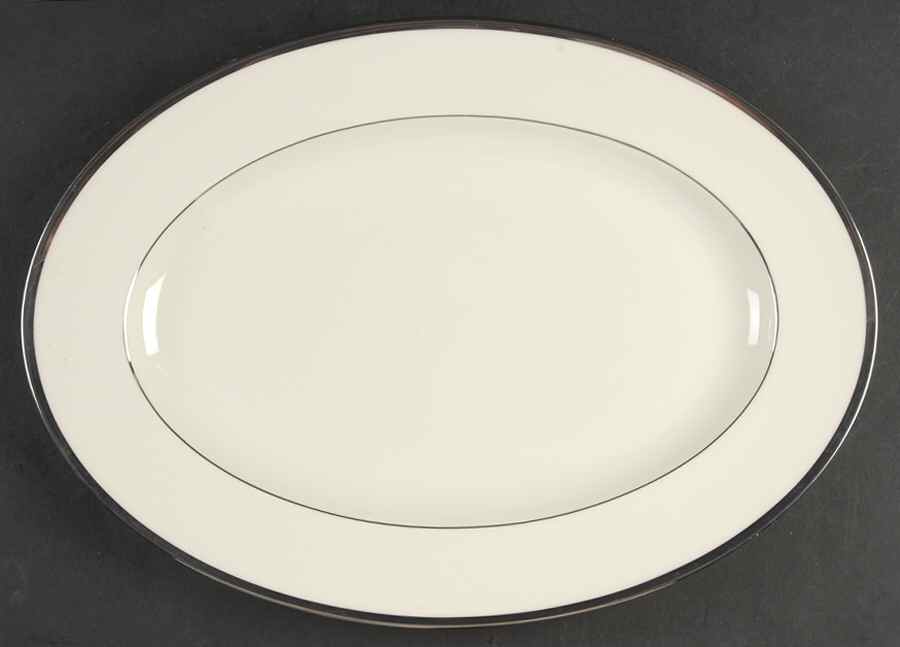 Paris 14" Oval Serving Platter by Noritake-1