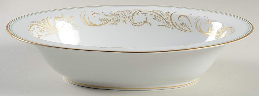 Parklane 10" Oval Vegetable Bowl by Noritake-1