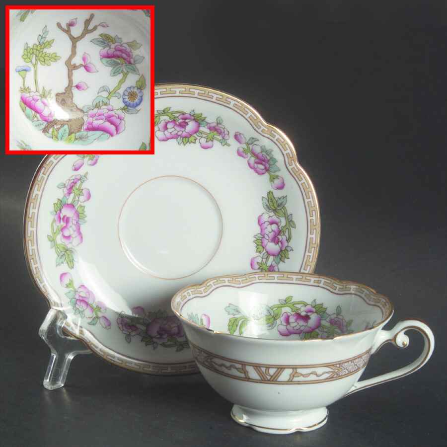 Parnell Footed Cup & Saucer Set by Noritake-1