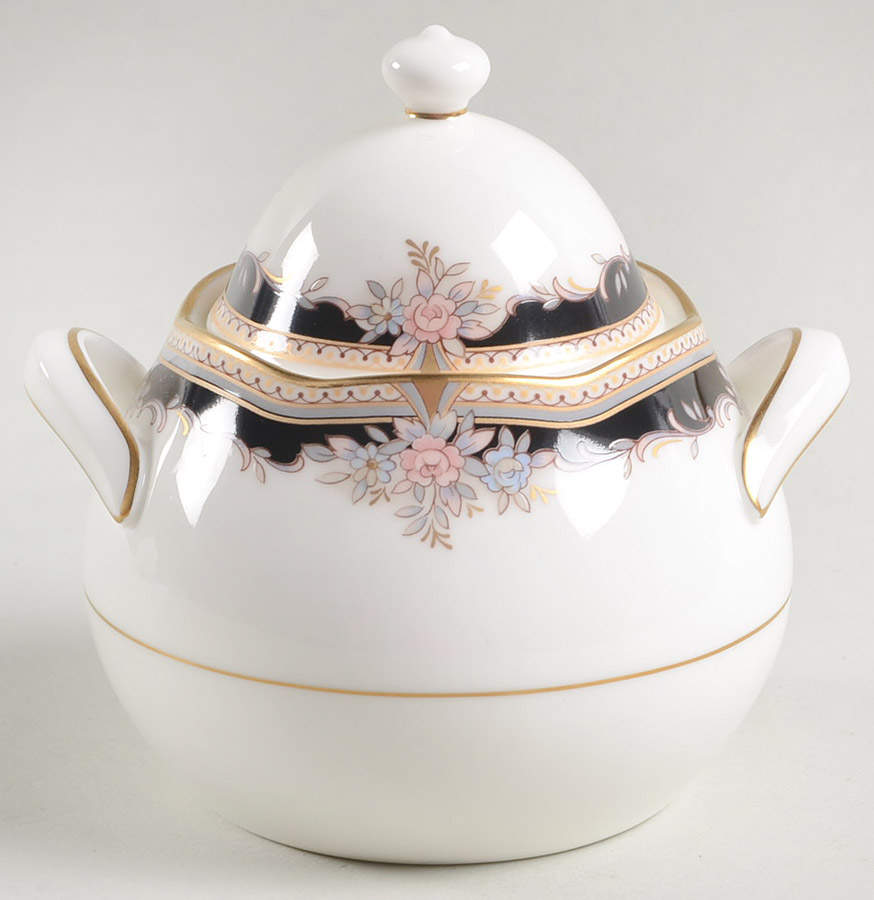 Palais Royal Sugar Bowl & Lid by Noritake-1