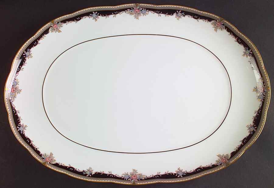 Palais Royal 16" Oval Serving Platter by Noritake-1