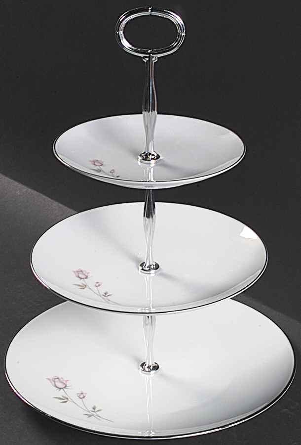Pasadena 13 7/8"-14 1/4" 3-Tiered Serving Tray(DP,SP,BB) HC by Noritake-1