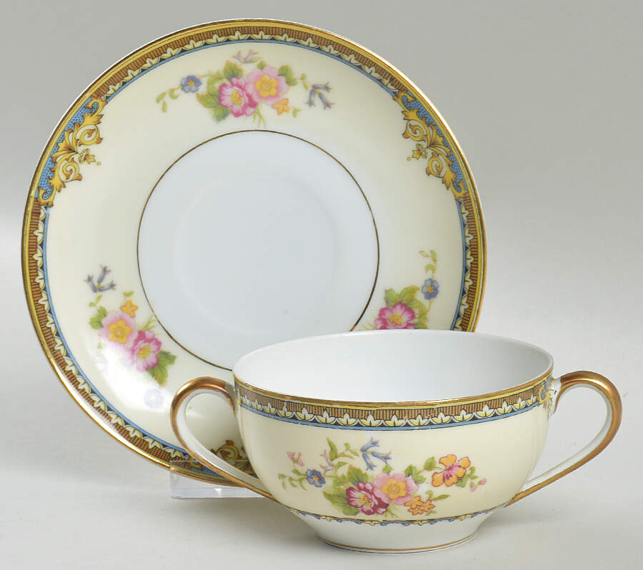 Pasadena Flat Bouillon Cup & Saucer by Noritake-1