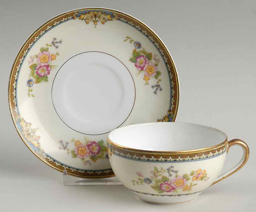 Pasadena Flat Cup & Saucer Set by Noritake-1