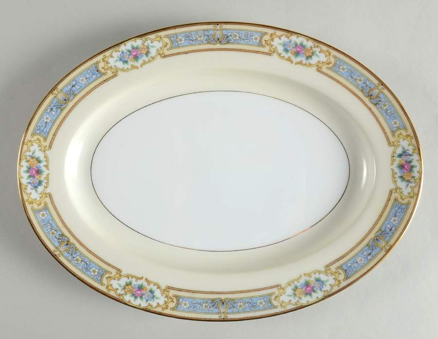 Pastelle 11" Oval Serving Platter by Noritake-1