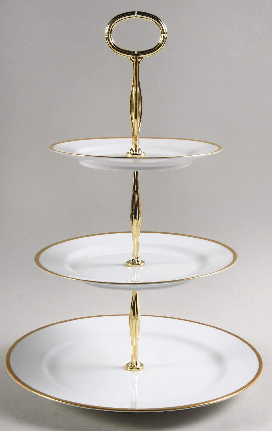 Patricia 13 7/8"-14 1/4" 3-Tiered Serving Tray(DP,SP,BB) HC by Noritake-1