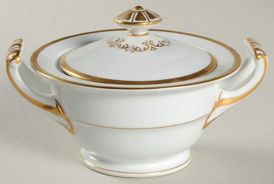 Patricia Sugar Bowl & Lid by Noritake-1