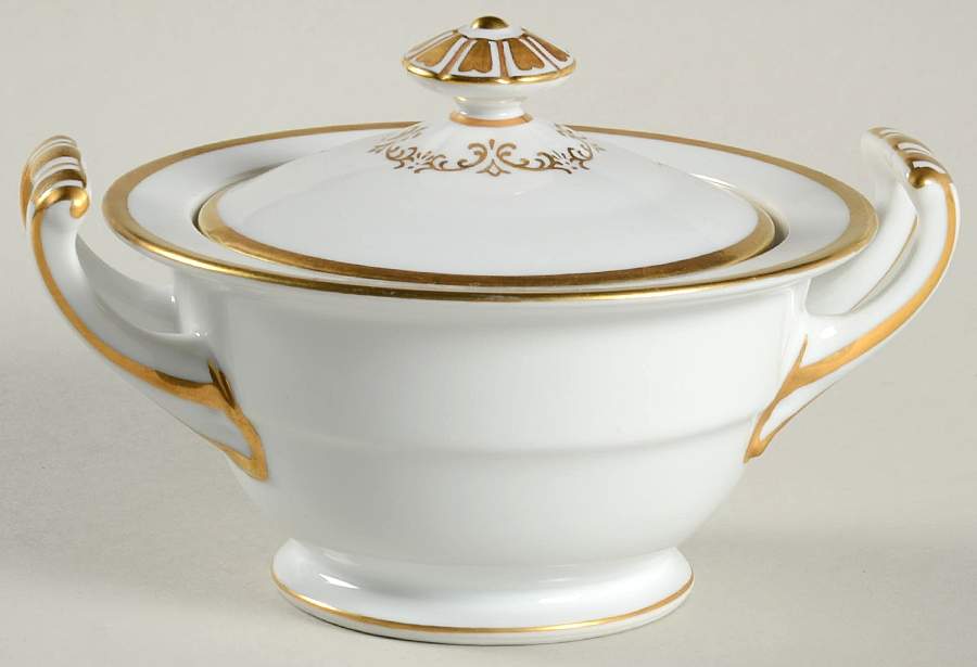Patricia Sugar Bowl & Lid by Noritake-1