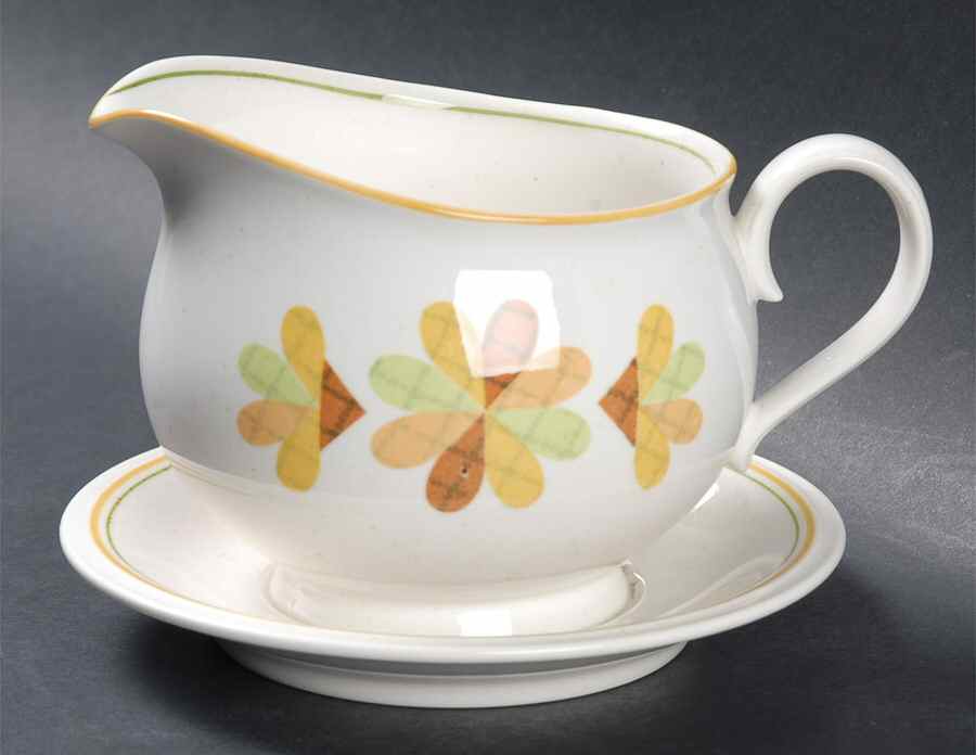 Patches Gravy Boat with Attached Underplate by Noritake-1
