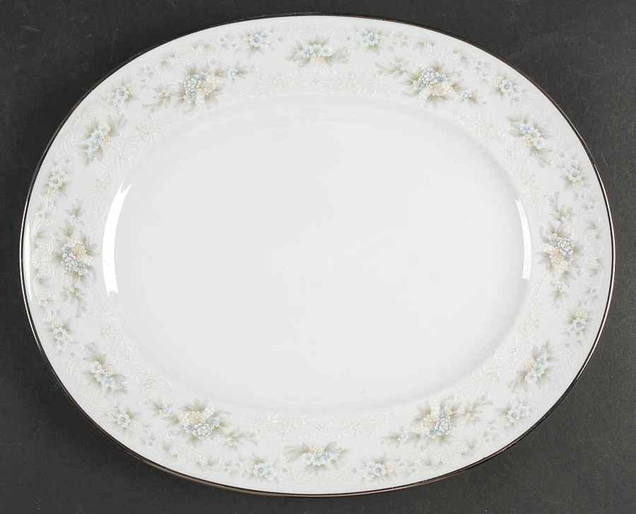 Patience 13" Oval Serving Platter by Noritake-1