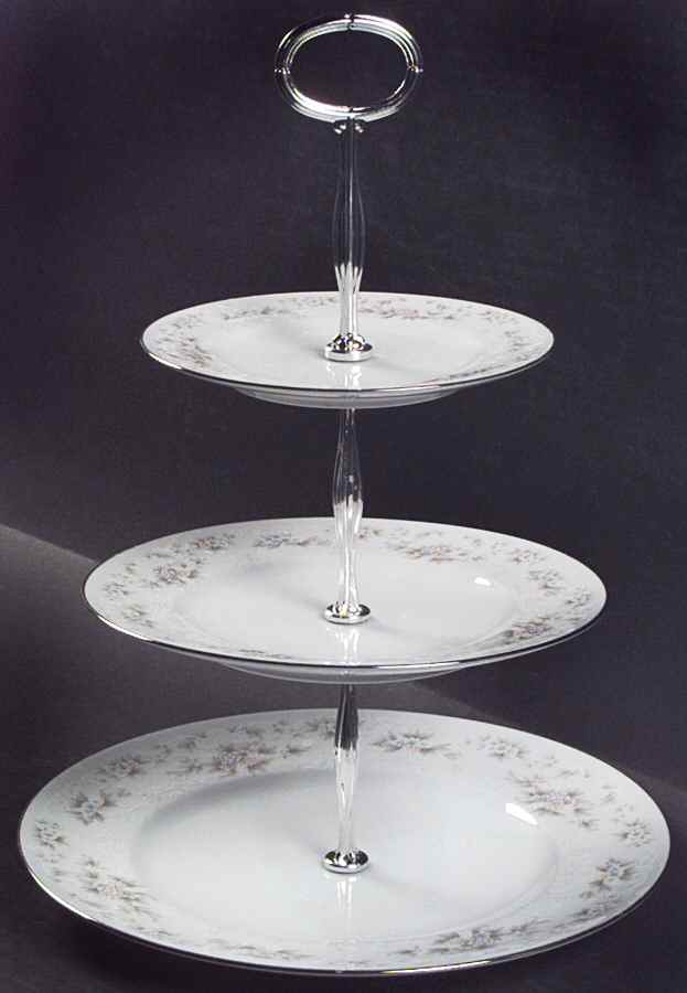 Patience 13 7/8"-14 1/4" 3-Tiered Serving Tray(DP,SP,BB) HC by Noritake-1