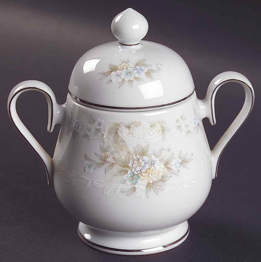 Patience Sugar Bowl & Lid by Noritake-1