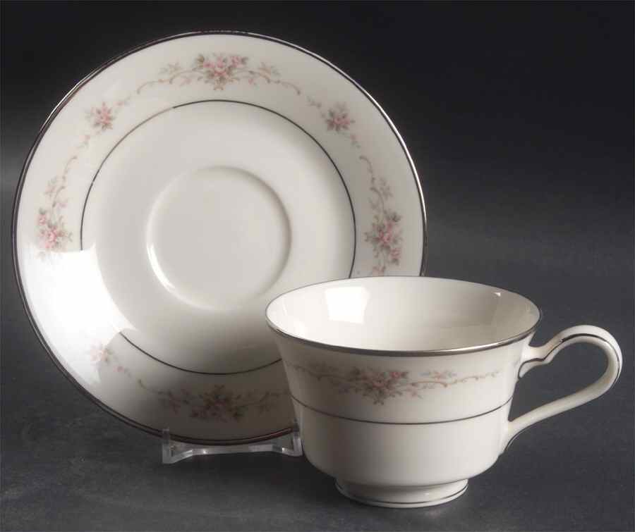 Patricia Footed Cup & Saucer Set by Noritake-1