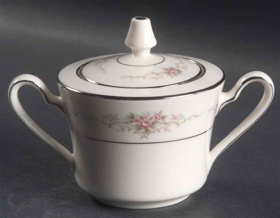 Patricia Sugar Bowl & Lid by Noritake-1