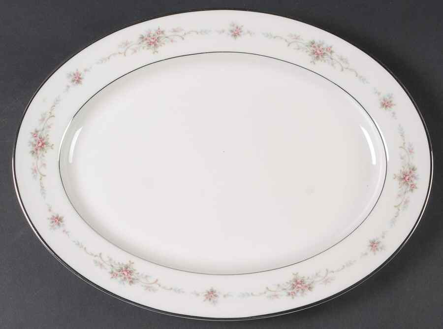 Patricia 13" Oval Serving Platter by Noritake-1