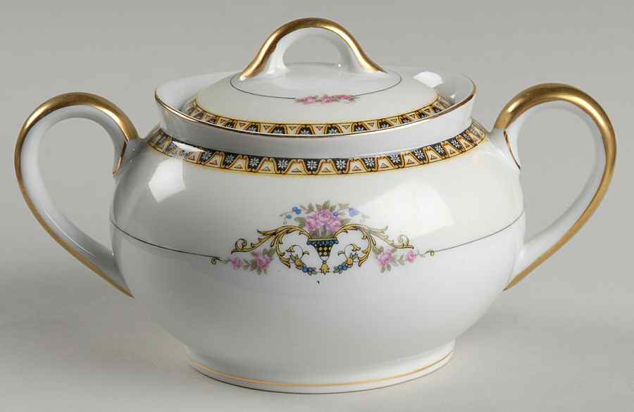 Patrician Sugar Bowl & Lid by Noritake-1