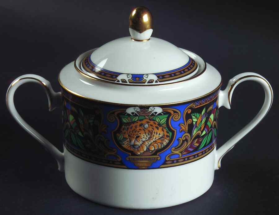 Paradise Tribute Sugar Bowl & Lid by Noritake-1