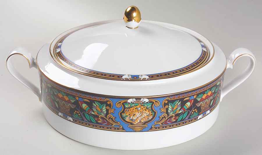 Paradise Tribute Round Covered Vegetable by Noritake-1