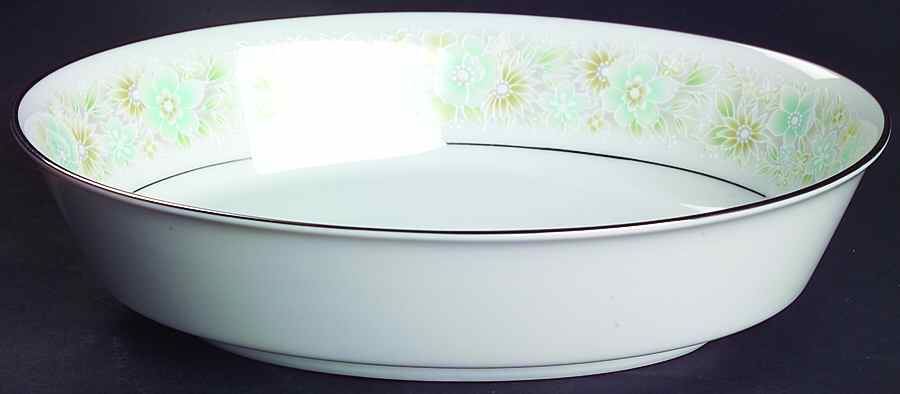 Paula 9" Oval Vegetable Bowl by Noritake-1