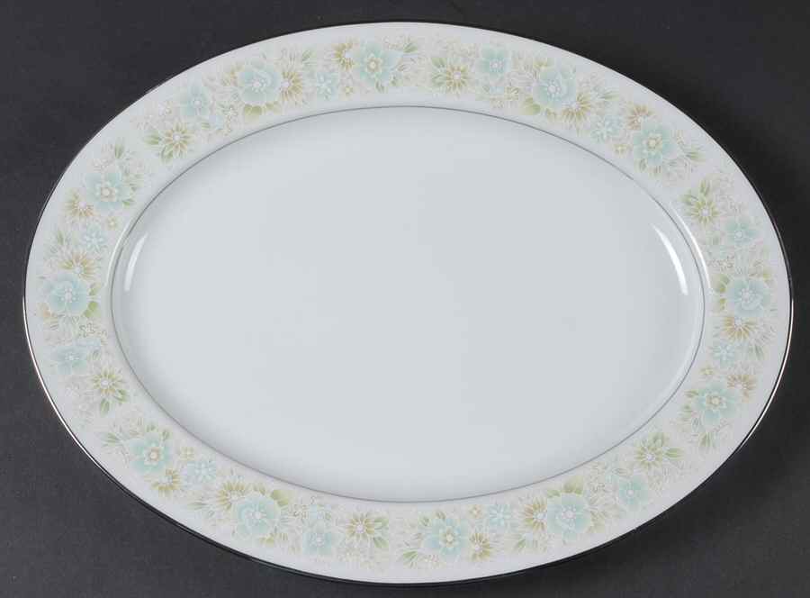 Paula 13" Oval Serving Platter by Noritake-1