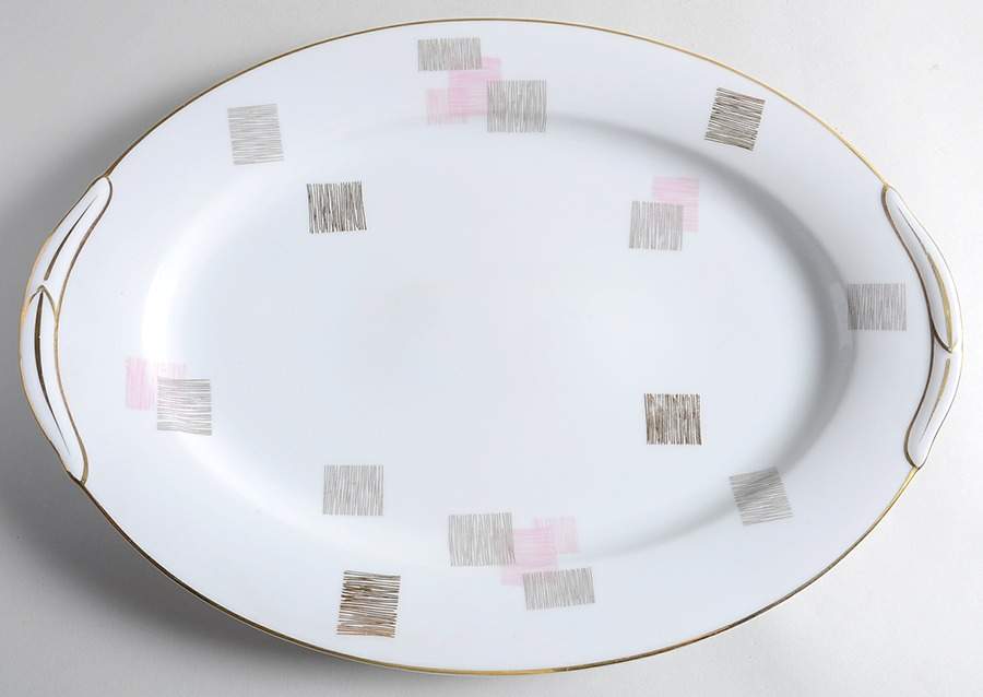 Pauline 16" Oval Serving Platter by Noritake-1