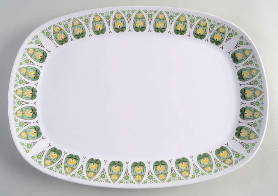 Palos Verde 15" Oval Serving Platter by Noritake-1