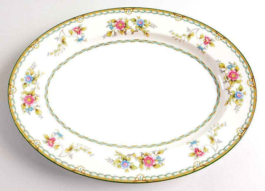 Pecos 13" Oval Serving Platter by Noritake-1