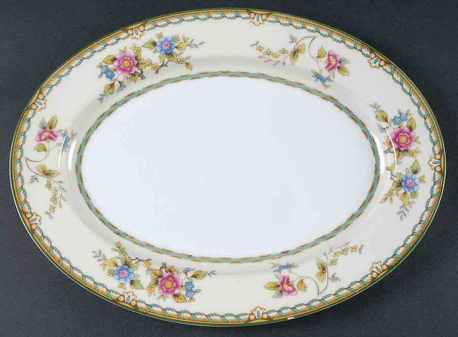 Pecos 11" Oval Serving Platter by Noritake-1