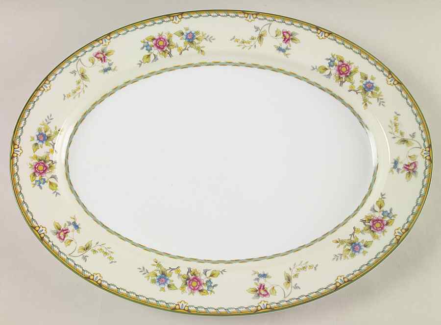 Pecos 16" Oval Serving Platter by Noritake-1