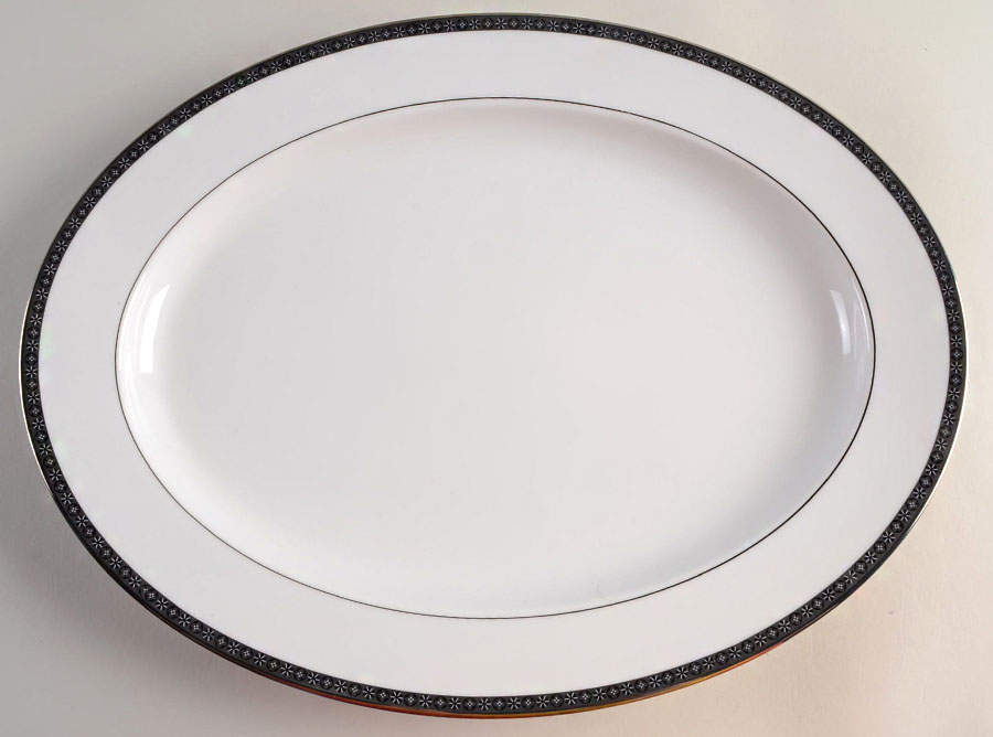 Peking 16" Oval Serving Platter by Noritake-1