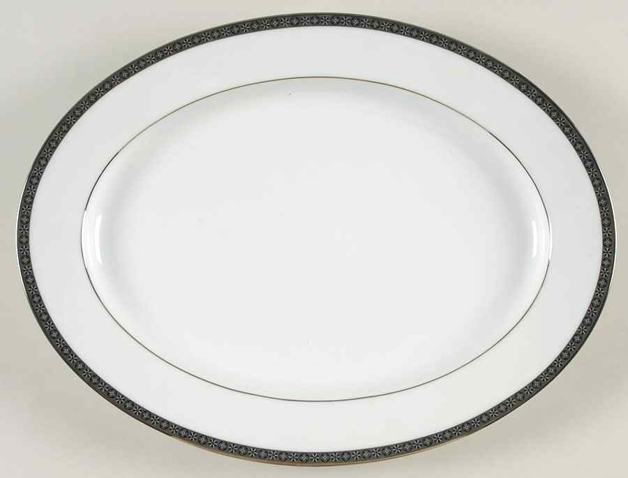 Peking 13" Oval Serving Platter by Noritake-1