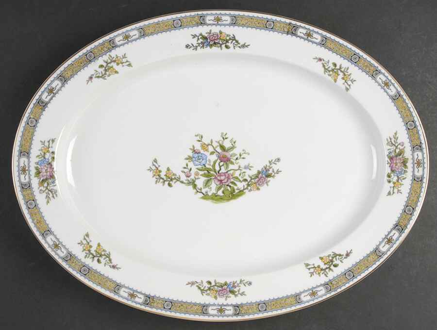Pekin 16" Oval Serving Platter by Noritake-1