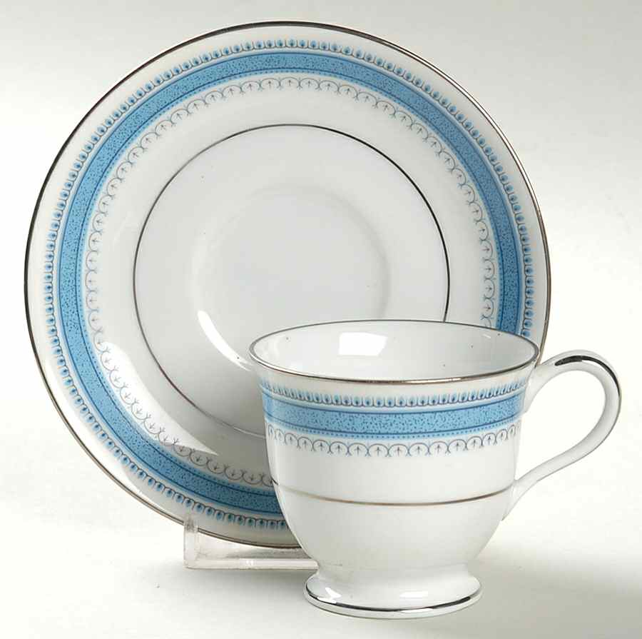 Pembroke Footed Demitasse Cup & Saucer Set by Noritake-1