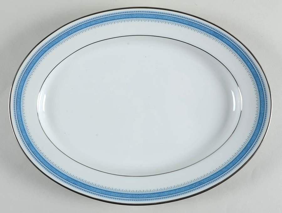 Pembroke 13" Oval Serving Platter by Noritake-1