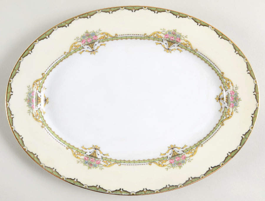 Penelope 11" Oval Serving Platter by Noritake-1