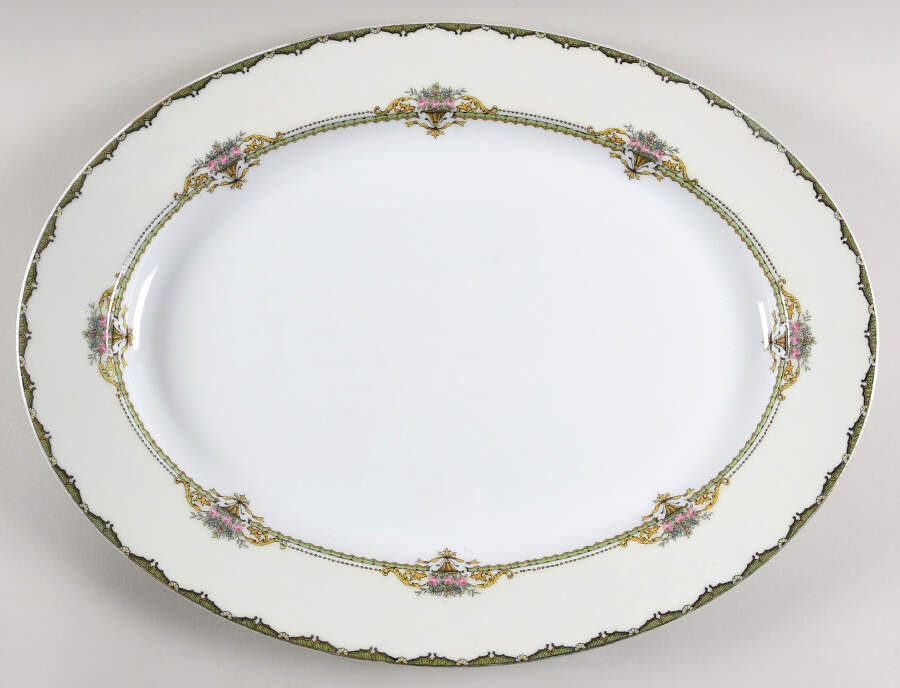 Penelope 17" Oval Serving Platter by Noritake-1