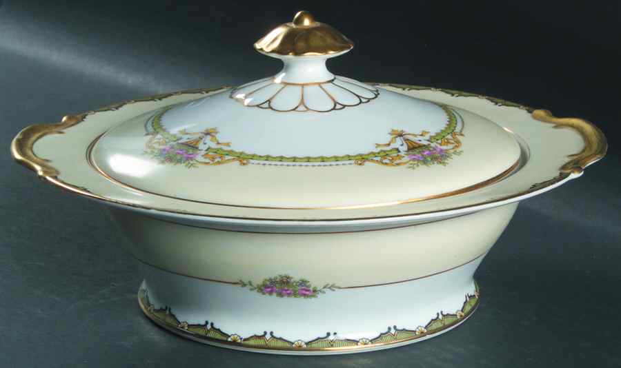 Penelope Round Covered Vegetable by Noritake-1