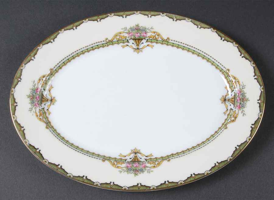 Penelope 10" Oval Serving Platter by Noritake-1
