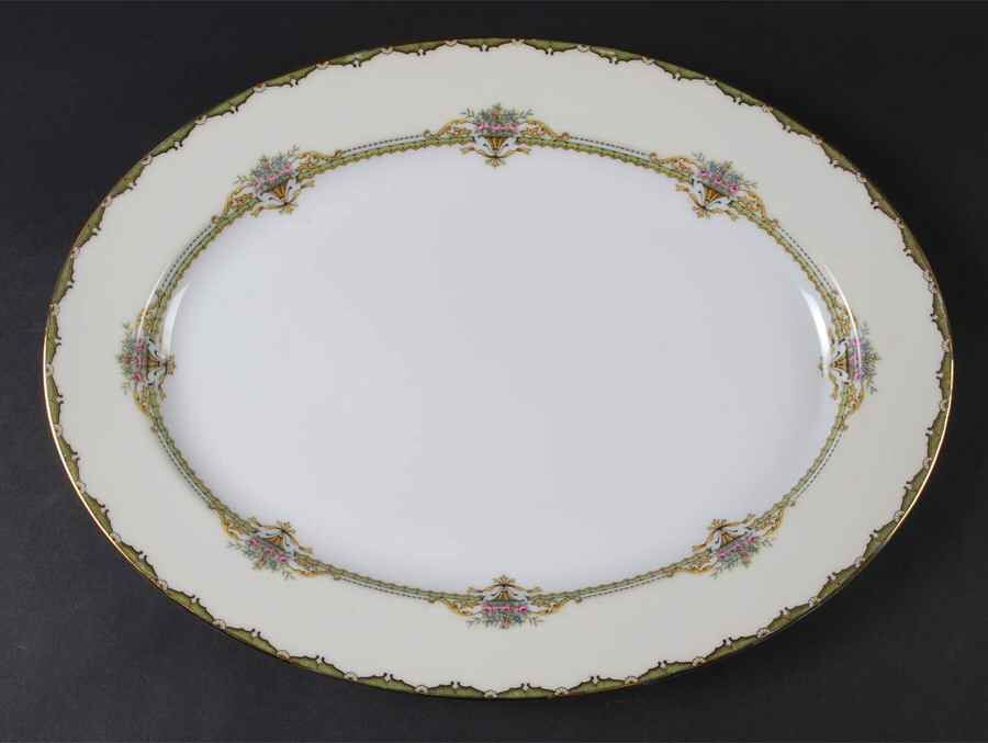 Penelope 16" Oval Serving Platter by Noritake-1