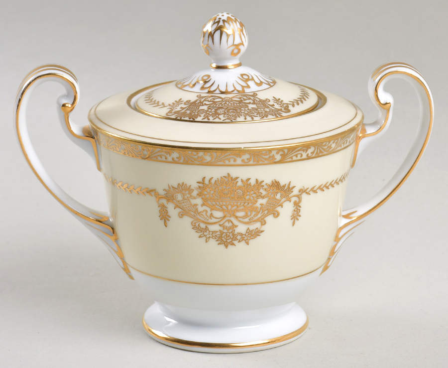 Penelope Mini Sugar Bowl & Lid by Noritake-1