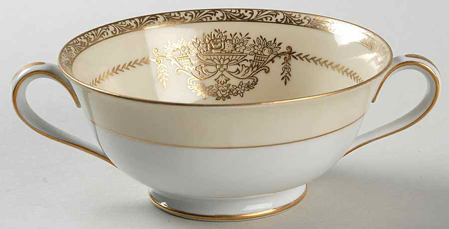 Penelope Footed Cream Soup Bowl by Noritake-1