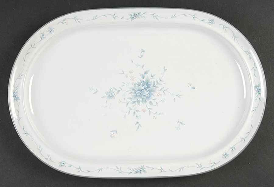 Penzance 14" Oval Serving Platter by Noritake-1