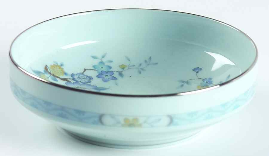 Peonia Blue Fruit/Dessert (Sauce) Bowl by Noritake-1