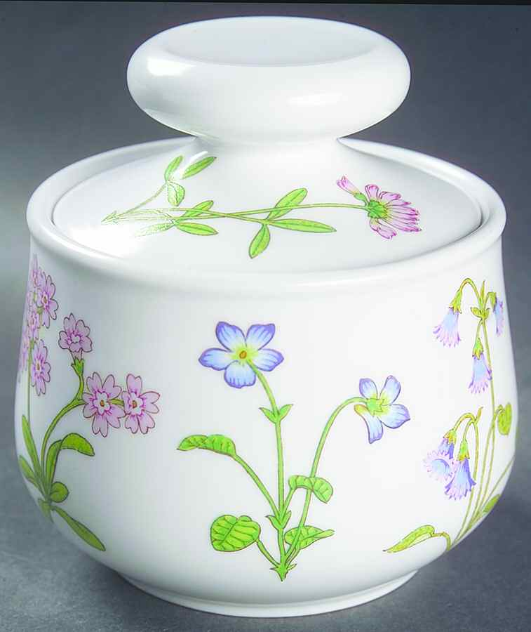 Petals Plus Sugar Bowl & Lid by Noritake-1