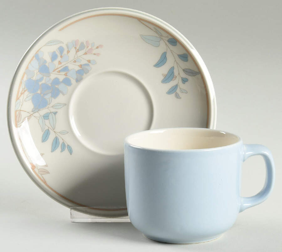 Petal Perfect Flat Cup & Saucer Set by Noritake-1